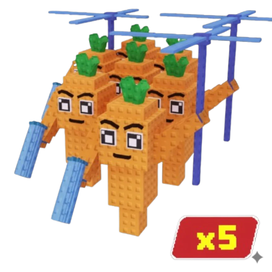 5x Mr Carrot Bundle