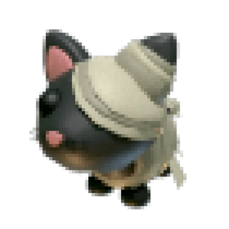 Halloween Black Mummy Cat