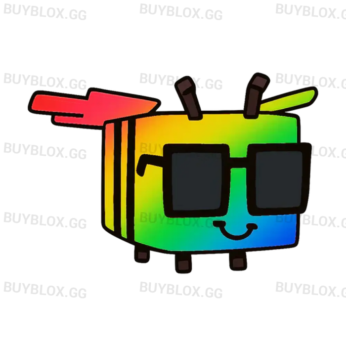 Rainbow Disco Bee