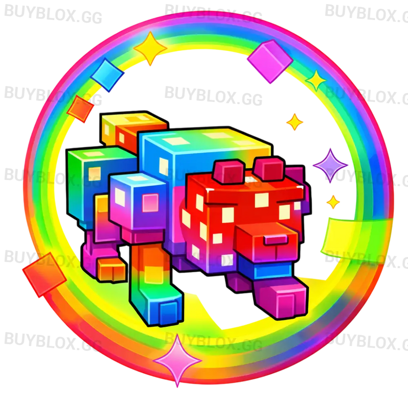Rainbow Star Wolf